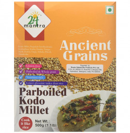 24 Mantra Ancient Grains Parboiled Kodo Millet  Box  500 grams